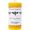 imageHoneycomb White Beeswax Candles  2x6 Pillar Candles 60 Hours  Naturally Whitened ampamp Additive Free  Smokeless Dripless Unscented  1 Pack  for Home Decor Gifts  Alternative ImaginationYellow