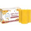 imageWhite Ivory Beeswax Candles  Diamond Pillar Candles 2x4 Inch  Modern Home Decor Wedding Decor Gifts  Smokeless Dripless Unscented  3 Pack  Alternative ImaginationYellow