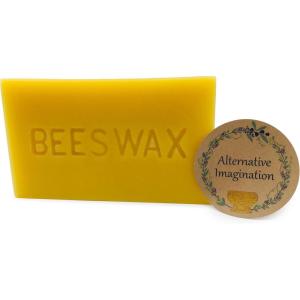 imageAlternative Imagination 100 Pure Beeswax Bar White Ivory 1 OunceYellow