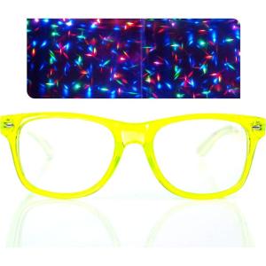 imageAlternative Imagination Premium Starburst Diffraction Glasses  Ideal for Raves Festivals and MoreTransparent Green