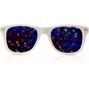 imageAlternative Imagination Premium Starburst Diffraction Glasses  Ideal for Raves Festivals and MoreWhite