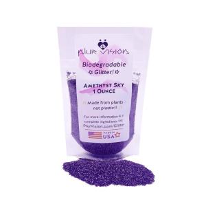 imageAmethyst Sky Biodegradable Glitter 1 Ounce  Made from Plant Cellulose Earth Friendly Perfect for Body Cosmetics Crafts DIY Projects Can be Mixed with Lotions Gels Oils Face PaintAmethyst