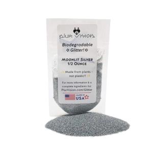 imageAmethyst Sky Biodegradable Glitter 1 Ounce  Made from Plant Cellulose Earth Friendly Perfect for Body Cosmetics Crafts DIY Projects Can be Mixed with Lotions Gels Oils Face PaintSilver