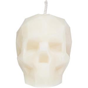imageBeeswax Skull Candle  Large White Candle for Gothic Home Decor Halloween Decor Spooky Decor Witchy Gifts  Unscented Pure Beeswax Candles  475quot by 375quot  60 Hour Burn TimeSkull White