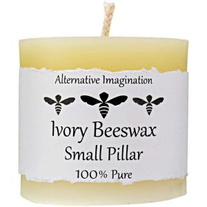 imageBeeswax White Pillar Candles  3x4100 Pure Beeswax Candles  60 Hour  Unscented Smokeless Dripless for Home Decor Wedding Decor Spiritual Gifts Spa Gifts  1 Pack  Alternative ImaginationSmall