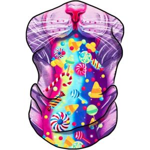 imageSeamless Bandana Buff Face Mask  Multipurpose Lightweight Style and ProtectionCandy Cat