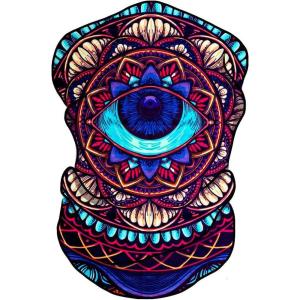 imageSeamless Bandana Buff Face Mask  Multipurpose Lightweight Style and ProtectionMandala Eye