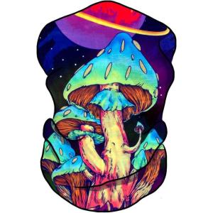 imageSeamless Bandana Buff Face Mask  Multipurpose Lightweight Style and ProtectionMeteor Mushroom