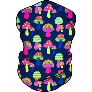 imageSeamless Bandana Buff Face Mask  Multipurpose Lightweight Style and ProtectionMushroom Party