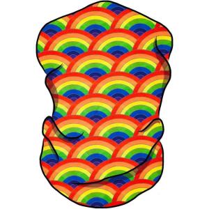 imageSeamless Bandana Buff Face Mask  Multipurpose Lightweight Style and ProtectionRainbow Bright