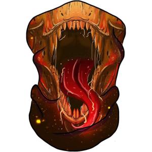 imageSeamless Bandana Buff Face Mask  Multipurpose Lightweight Style and ProtectionTyrannosaurus Wrex