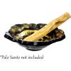 imageBlack and Gold Rose Incense Holder  Hold Natural Incense Like White Sage Sticks Palo Santo Sticks Incense Cones or Jewelry Keys KnickKnacks  Aluminum 4quot Wide