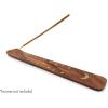 imageIncense Holder with Om Symbol  Black Wooden Tray with Painted White Om Design  for Incense Sticks Meditation Accessories Room Decor  10 InchesCelestial Moon and Stars