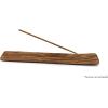 imageIncense Holder with Om Symbol  Black Wooden Tray with Painted White Om Design  for Incense Sticks Meditation Accessories Room Decor  10 InchesPlain