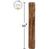 imageIncense Holder with Peace Sign  Wooden Tray Incense Burner Holder with Brass Inlay  for Incense Sticks Meditation Accessories Room Decor  10 InchesPlain