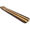 imageIncense Holder with Peace Sign  Wooden Tray Incense Burner Holder with Brass Inlay  for Incense Sticks Meditation Accessories Room Decor  10 InchesTwo Tone Stripes