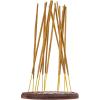 imagePentagram Incense Holder  Handcrafted Incense Burner fits 15 Incense Sticks and 1 Incense Cone  Carved Wood Brass Holders  5 Inches Wide