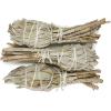 imageWhite Sage Smudge Sticks  Pack of 3 Torch Style Bundles  4quot Long  Natural Incense for Spiritual Cleansing Witchcraft Supplies Sage Smudge Kit Spiritual Gifts
