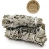 imageWhite Sage Smudge Sticks with Dried Lavender Buds  for Spiritual Cleansing Spiritual Gifts Witchcraft Supplies Meditation Accessories  Pack of 3 Sage Sticks
