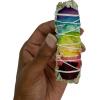 imageWhite Sage Sticks with Chakra Rose Petals  Natural Incense Sticks for Spiritual Cleansing Home Fragrance Witchcraft Supplies  4quot Long Bundles  Pack of 3  Alternative Imagination