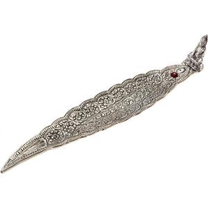 imageBuddha Incense Holder for Incense Sticks Cones  12quot Ornate Leaf Ash Catcher for Spiritual Home Decor Meditation Room Decor Spiritual Gifts  Alternative ImaginationBuddha