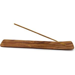 imageIncense Holder with Peace Sign  Wooden Tray Incense Burner Holder with Brass Inlay  for Incense Sticks Meditation Accessories Room Decor  10 InchesPlain
