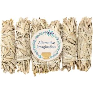 imageWhite Sage Sticks 2 Pack  6 Inch Natural Smudge Sticks for Sage Smudge Kit Refill Meditation Accessories Witchcraft Supplies Spiritual Cleansing Spiritual Gifts  Alternative Imagination6
