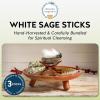 imageAlternative Imagination California White Sage Smudge Sticks  3Pack of 6Inch Bundles for Home CleansingEnergy Clearing Meditation Witchcraft Spiritual GiftsAltar ampamp Smudging Packaged in the USA3 Pack  4 Inch