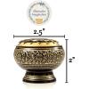 imageBlack Brass Incense Holder  Decorative Incense Burner for Resin Cones Witchcraft Supplies Meditation Accessories Spiritual Gifts Home Decor Boho Room Decor  2quot Tall  Alternative ImaginationBlack
