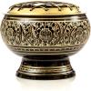 imageBlack Brass Incense Holder  Decorative Incense Burner for Resin Cones Witchcraft Supplies Meditation Accessories Spiritual Gifts Home Decor Boho Room Decor  2quot Tall  Alternative ImaginationBlack