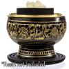 imageBlack Brass Incense Holder  Decorative Incense Burner for Resin Cones Witchcraft Supplies Meditation Accessories Spiritual Gifts Home Decor Boho Room Decor  2quot Tall  Alternative ImaginationBlack
