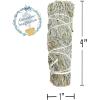 imageBlue Sage Smudge Sticks  Natural Incense Sticks for Cleansing Negative Energy Meditation Accessories Spiritual Gifts Aromatherapy Pack of 3